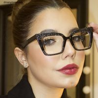 Galarza - Rectangle Black Eyeglasses - 9