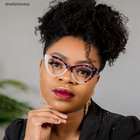 Antoinette - Cat Eye Blue/Orange Eyeglasses - 10