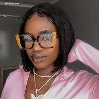 Giuseppina - Square Medium/Yellow Eyeglasses - 6