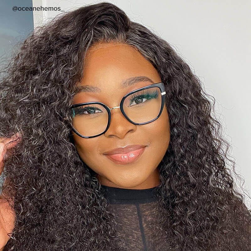 Declan - Rectangle Black Eyeglasses - 9