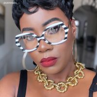 Julietta - Geometric White/Black Eyeglasses - 7