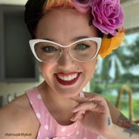 Annabelle - Cat Eye White Eyeglasses - 7