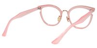 Cute Pink Cat Eye Glasses | Vooglam.com1 Side View