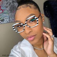 Julietta - Geometric White/Black Eyeglasses - 8