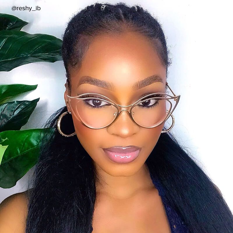 Hilleary - Geometric Gold Eyeglasses - 8