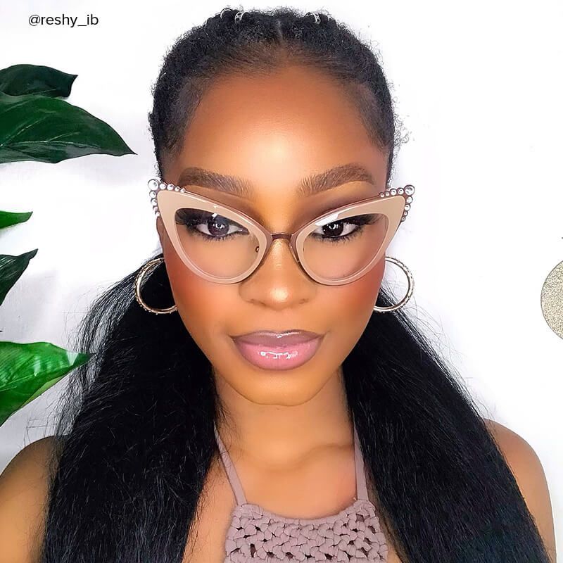 Magdaleno - Cat Eye Brown Eyeglasses - 6