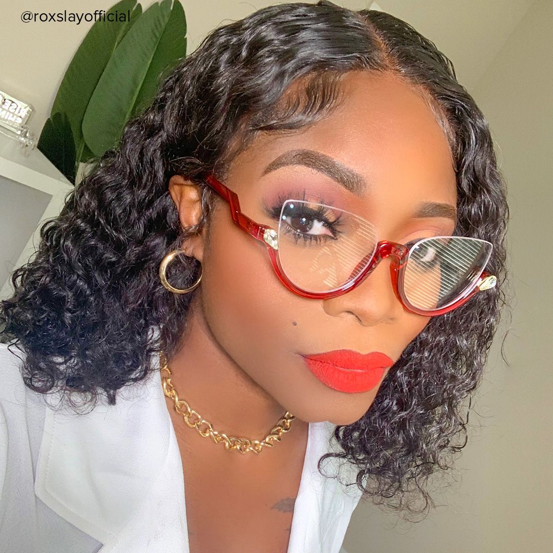 Sylvia - Cat Eye Red Eyeglasses - 7