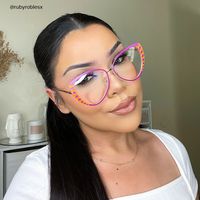 Tristan - Geometric Purple Eyeglasses - 8