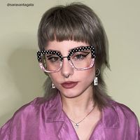 Shavan - Square Black/Pink Eyeglasses - 8