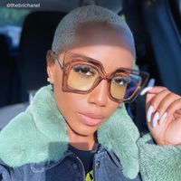 Adrienne - Square Brown Eyeglasses - 12