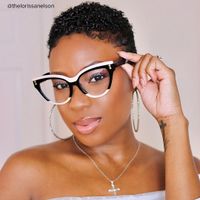 Dalila - Cat Eye Black Eyeglasses - 12