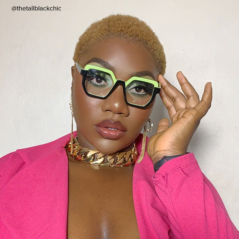 Mixon - Square Green Eyeglasses - 7