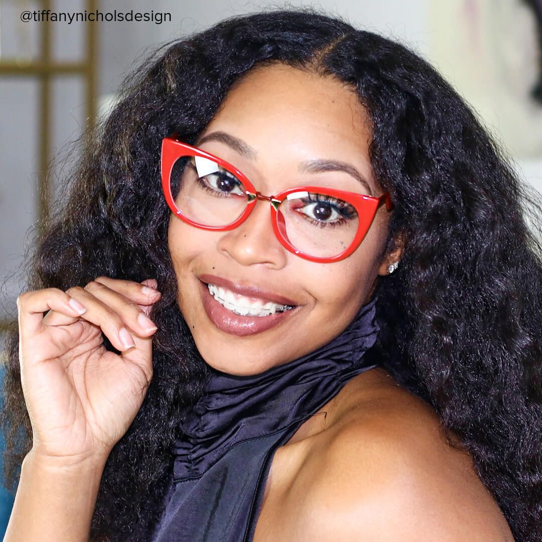 Arda - Red Cat Eye Glasses - 10