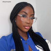 Raquel - Square Crystal Eyeglasses - 10