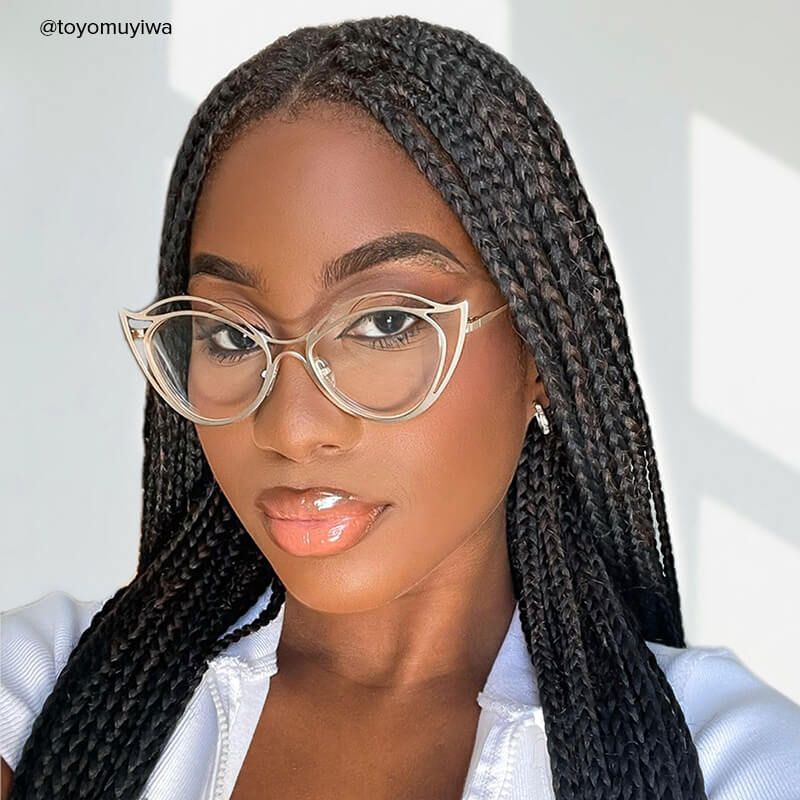 Hilleary - Geometric Gold Eyeglasses - 13