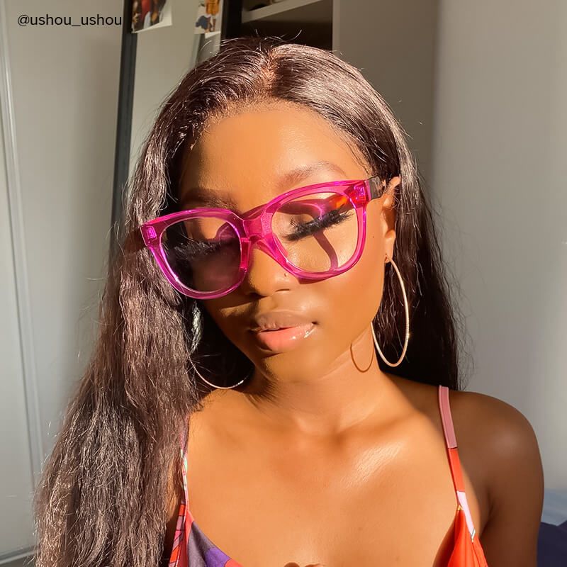 Vernetta - Square Purple Eyeglasses - 6