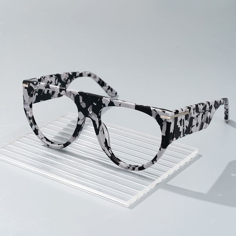 Beltran - Aviator Pattern Eyeglasses - 5