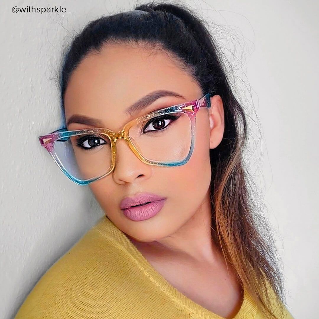 Unicorn - Glitter Rainbow Eyeglasses - 7