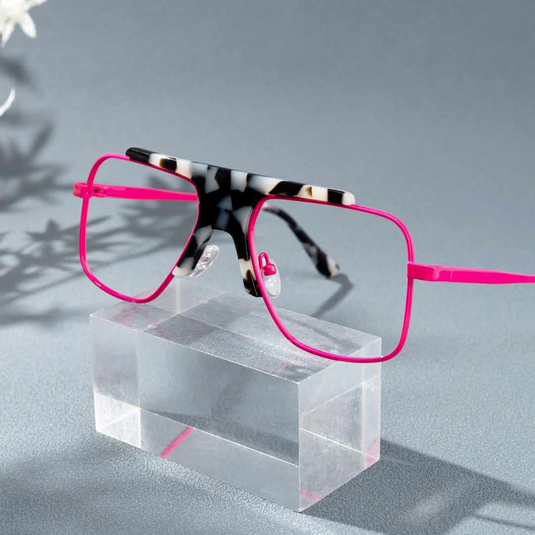 Frazier - Aviator Tortoise Eyeglasses - 5