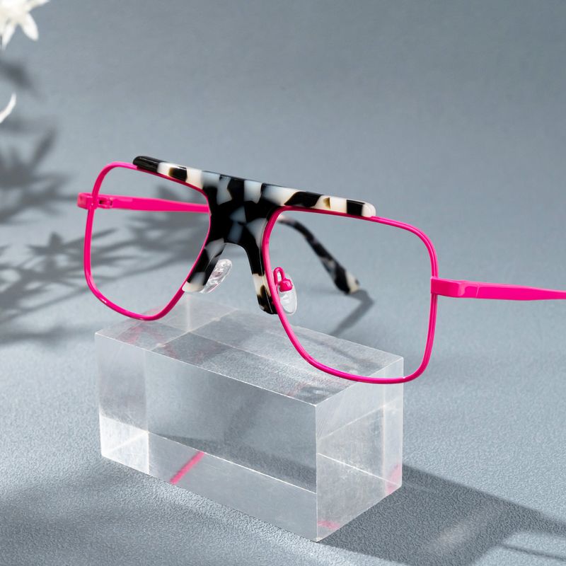 Frazier - Aviator Tortoise Eyeglasses - 5