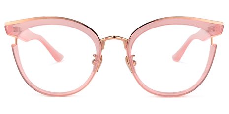 Odessa - Pink Cat Eye Glasses