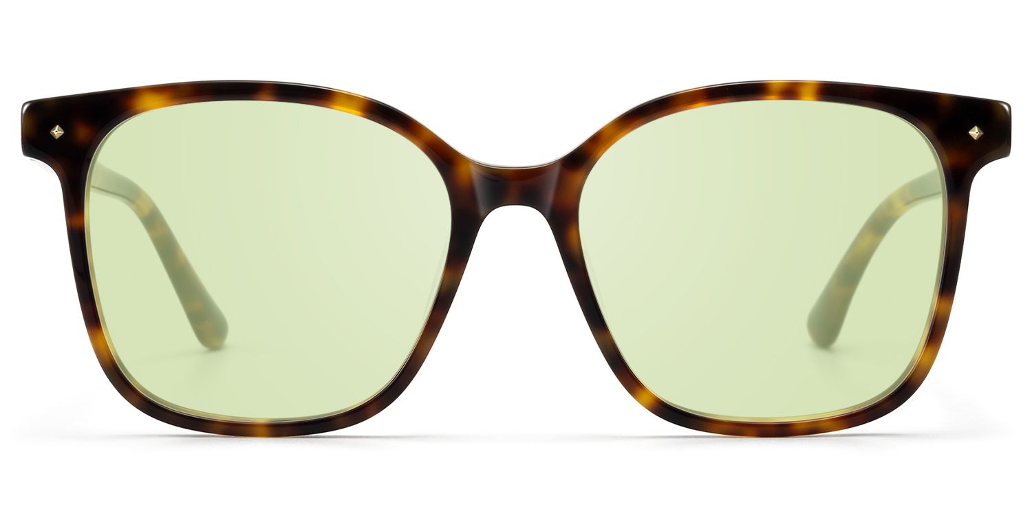Spacek - Glam Punk Square Tortoise Sunglasses by Vooglam Product Details 1