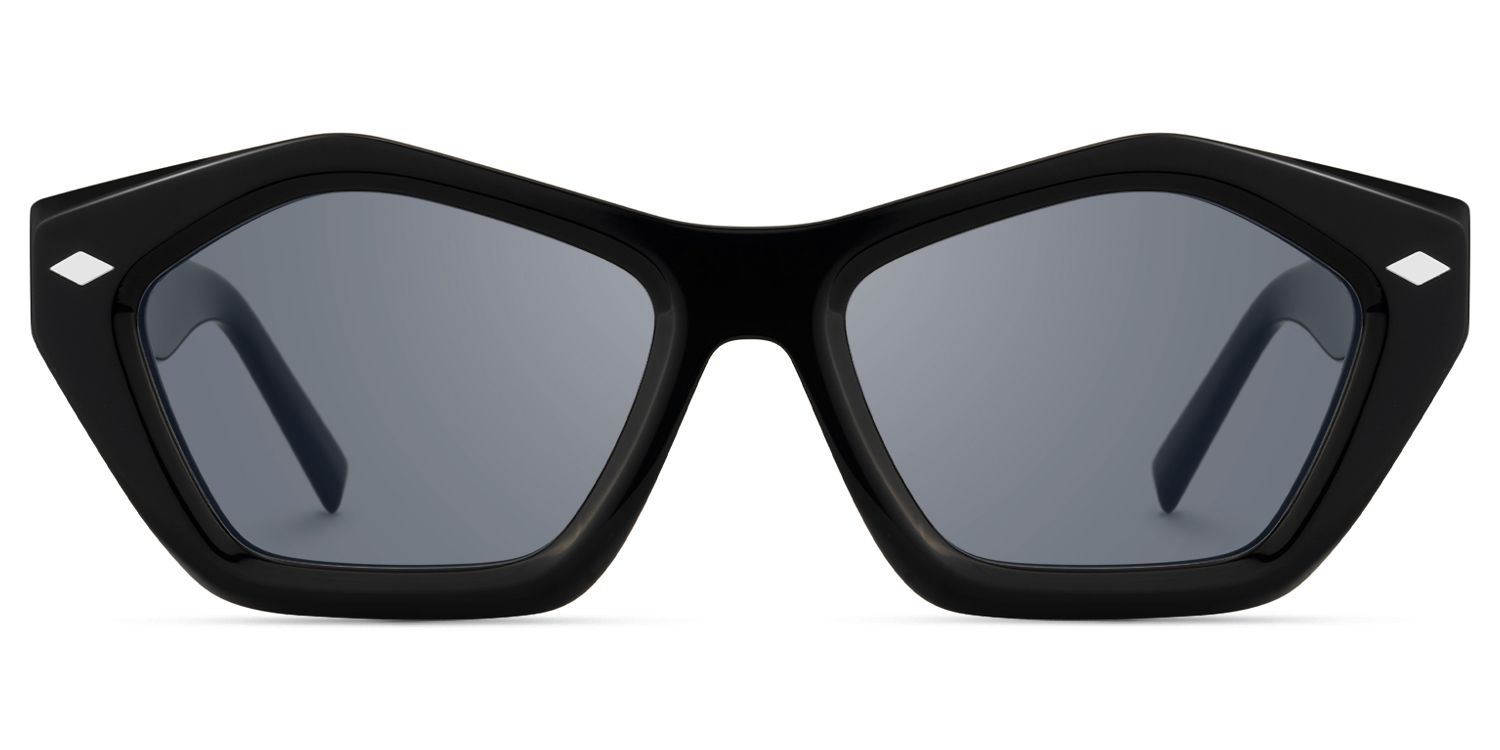 Chiclyn - Geometric Black Sunglasses by Vooglam Product Details 1