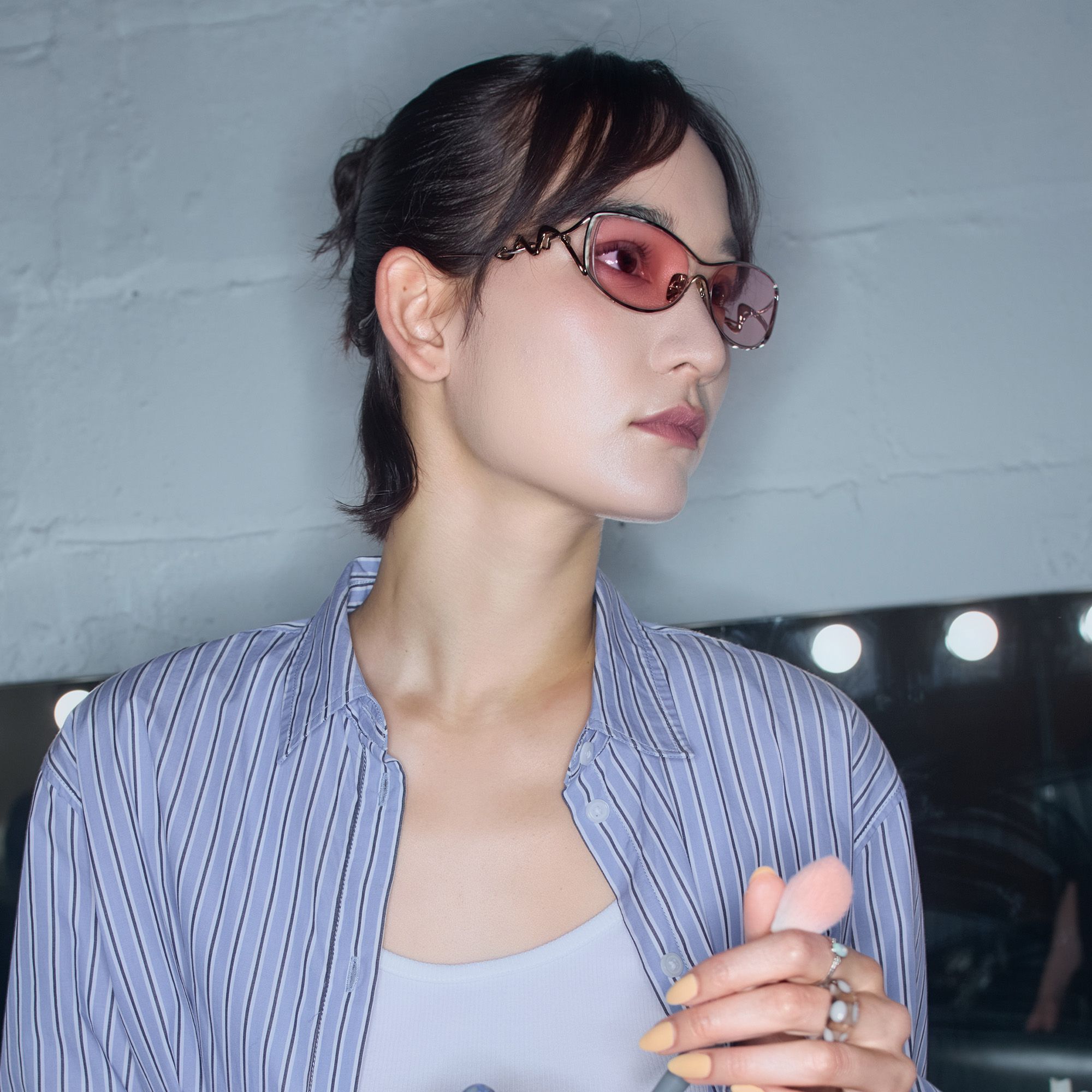 Brand Story: Behind the design of Okinawa - Wave Temple & Pink Tint Hollow Shades by Vooglam