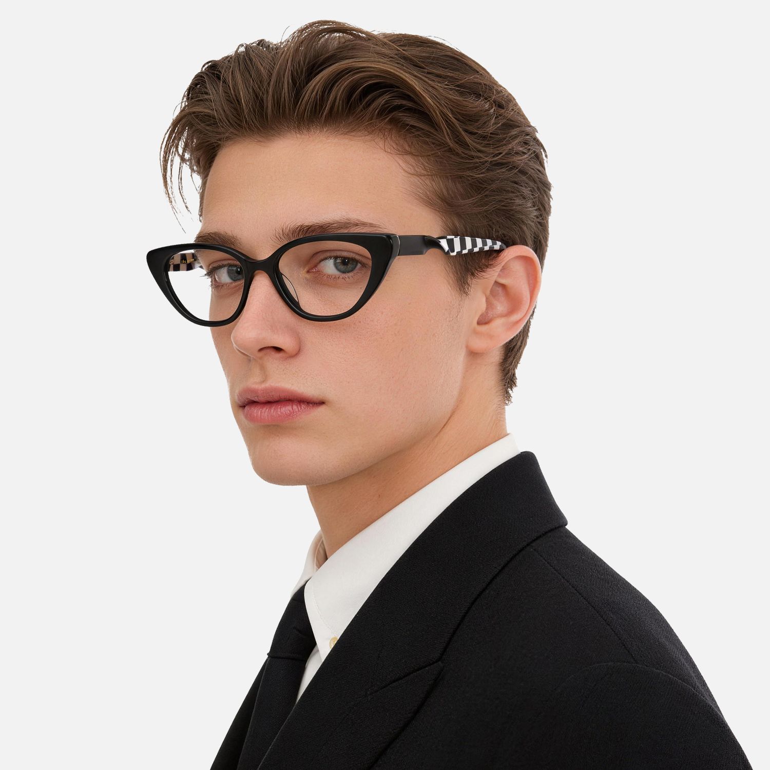 Brand Story: Behind the design of Harena - Narrow Black Cateye Checkered Glasses by Vooglam