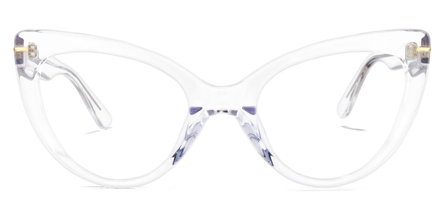 Veromca - Cat Eye Crystal Clear Eyeglasses product detail 2
