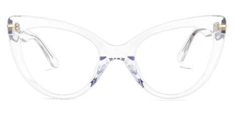 Veromca - Cat Eye Crystal Clear Eyeglasses