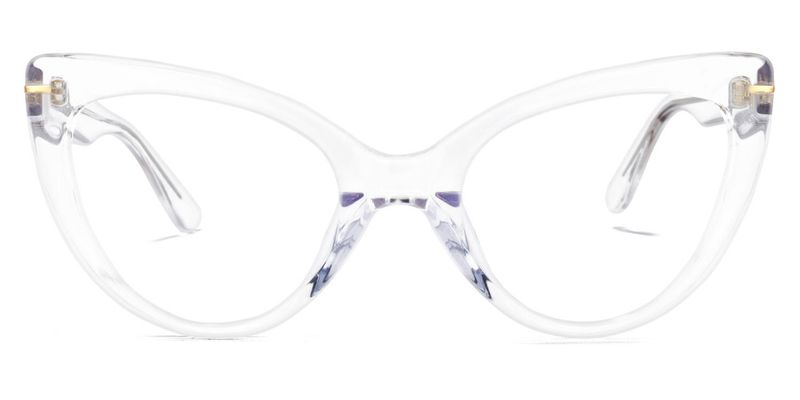 Veromca - Cat Eye Crystal Clear Eyeglasses