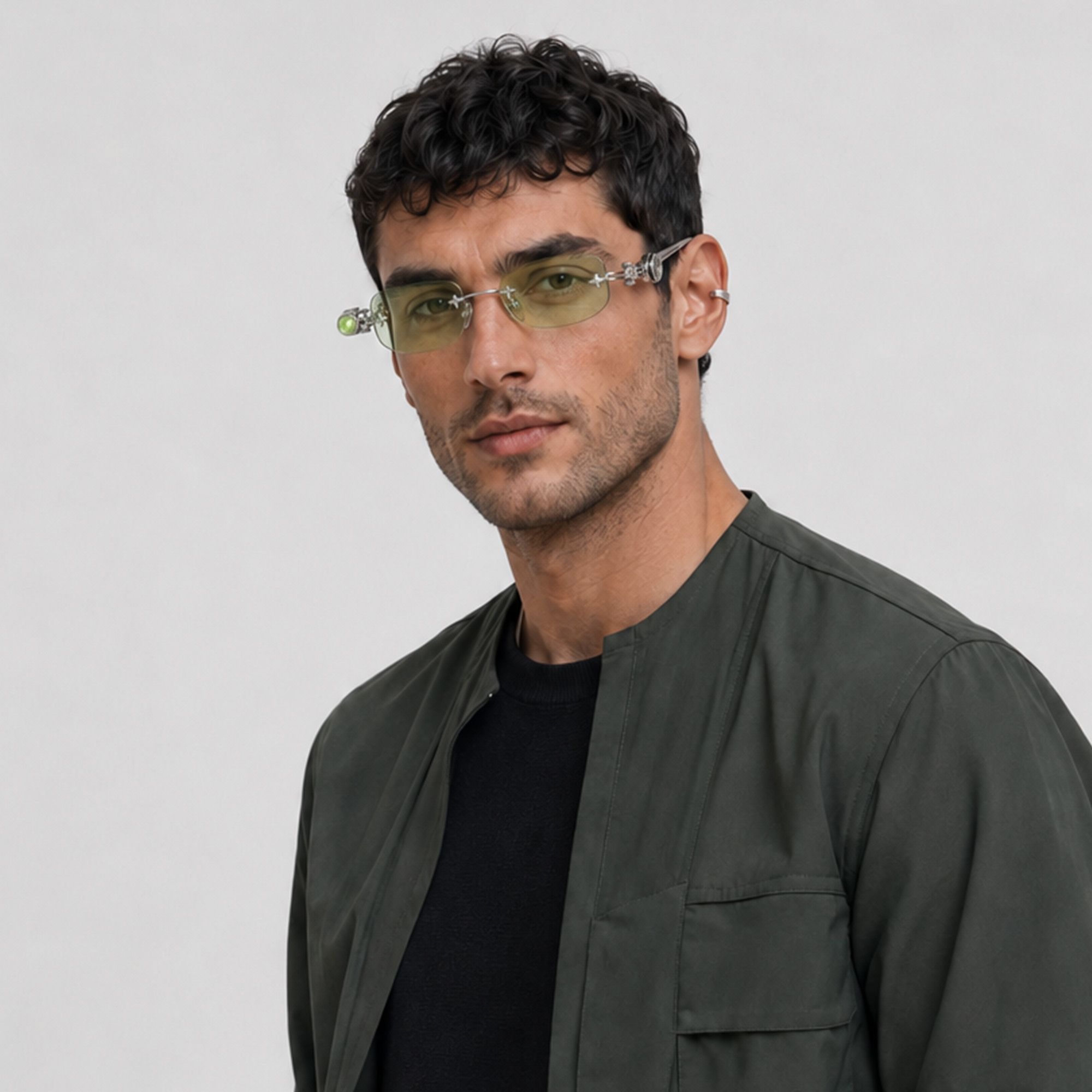 Brand Story: Behind the design of The Utilitarian - Asymmetric Green Tint Sunglasses by Vooglam
