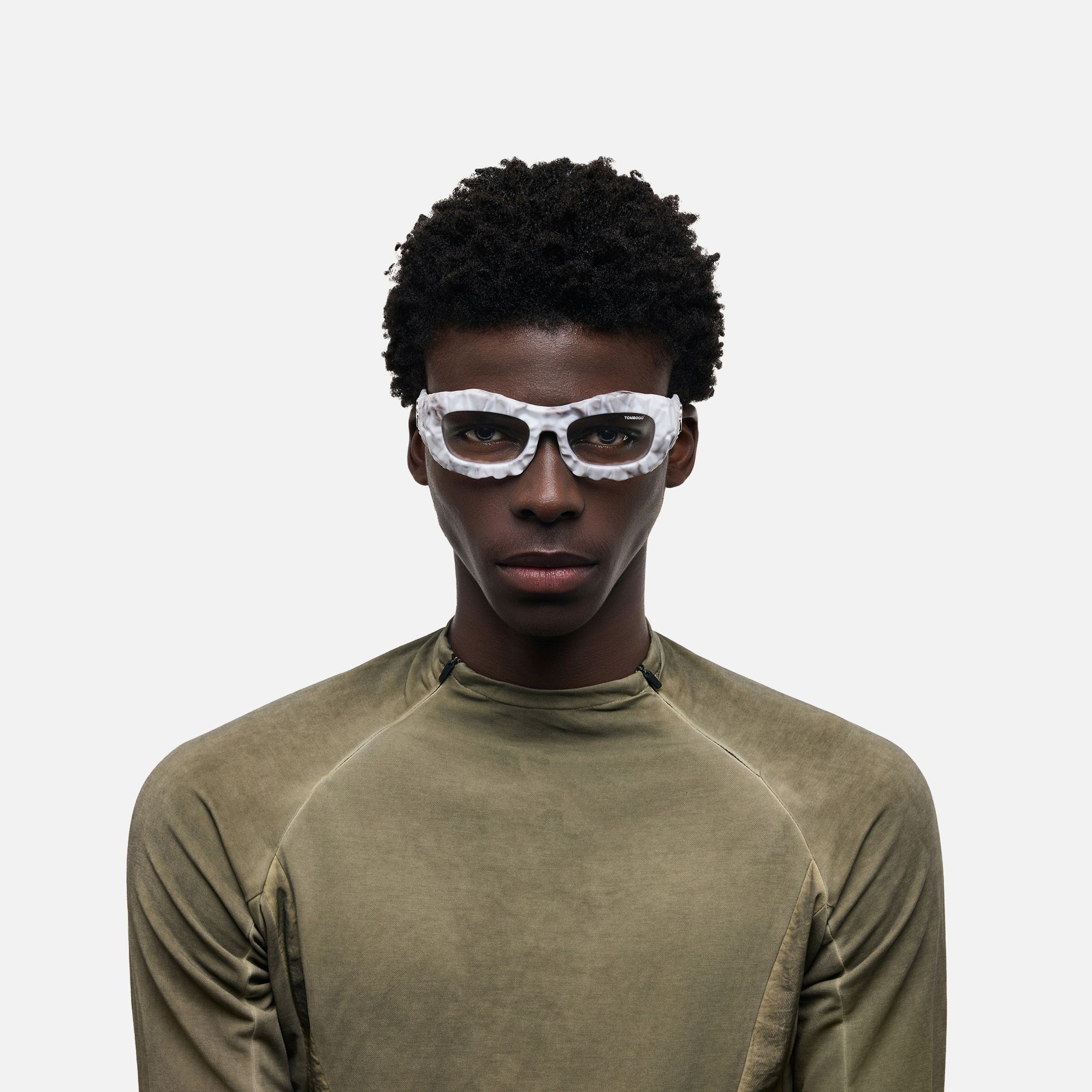 The Geologist - White Marble Rock Glasses by Vooglam - Lifestyle Look