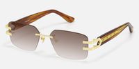 Aurum - Rectangle Tortoise Sunglasses