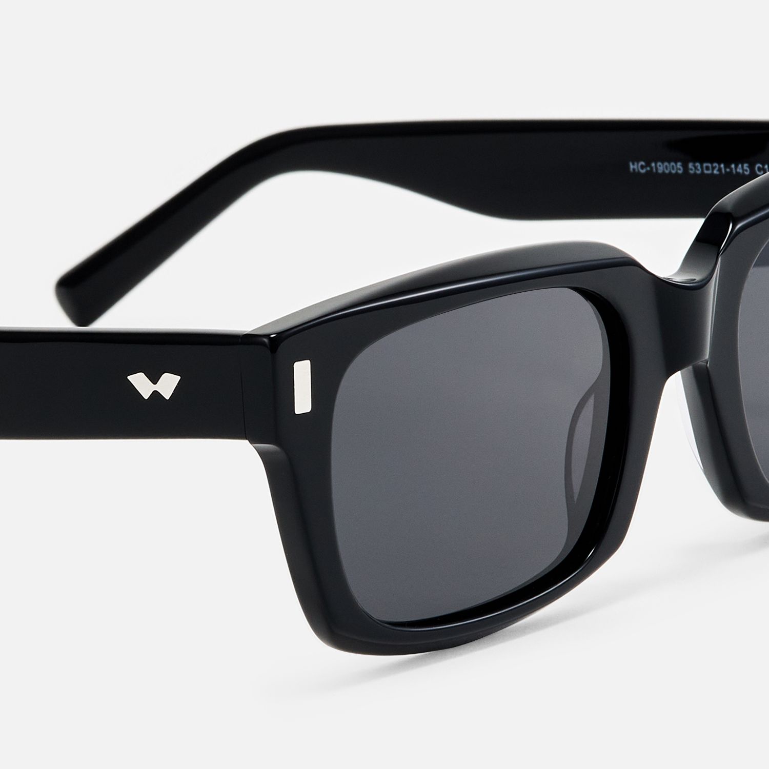 Lunaris - Rectangle Rectangle Sunglasses by Vooglam - Design Details
