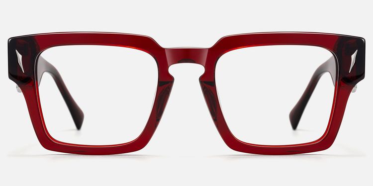 Stiletto - Transparent Red Gohtic Sword Glasses by Vooglam