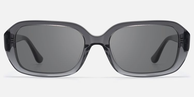 Mies - Gray Tinted Sunglasses with Screw Details by Vooglam