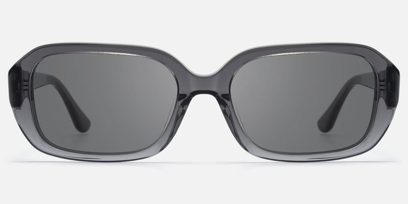 Mies - Gray Tinted Sunglasses with Screw Details by Vooglam