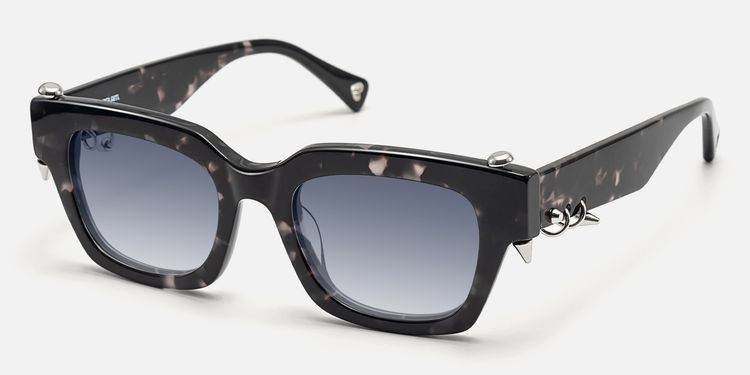 Sabrina - Piercing Black Tortoise Sunglasses by Vooglam
