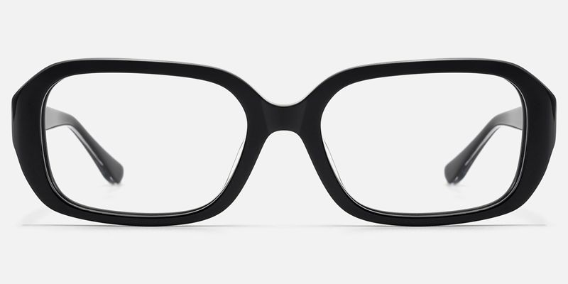 Mies - Exposed Hardware Acetate Black Frames by Vooglam