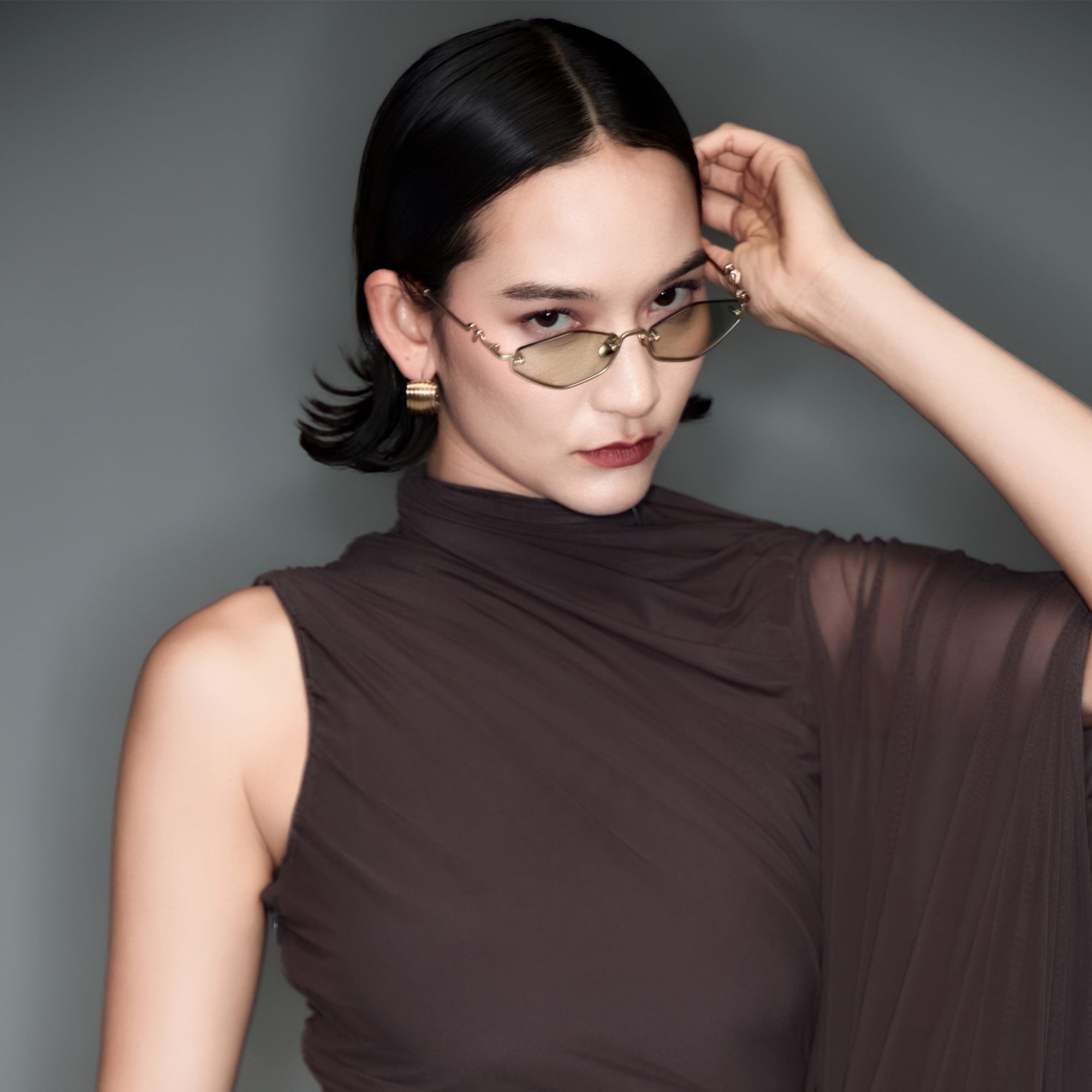 Brand Story: Behind the design of Niseko - Silver Octagon Light Tint Half Rim Shades by Vooglam