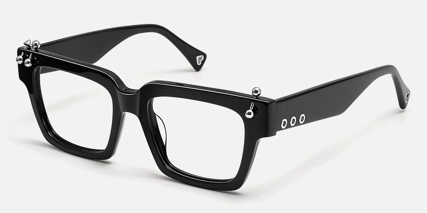 Butta - Cat Eye Marble Eyeglasses | Vooglam Front View