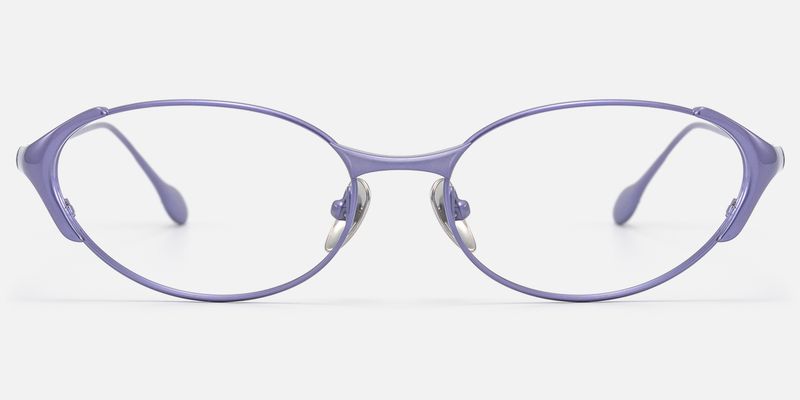 Ebisu - Oval Purple Eyeglasses