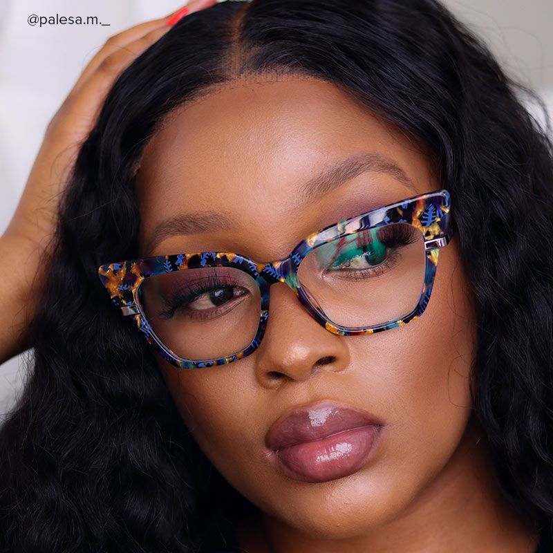 Mariana - Cat Eye Floral Eyeglasses - 11