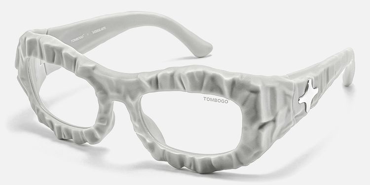 The Geologist - Bold Gray Marble Glasses by Vooglam