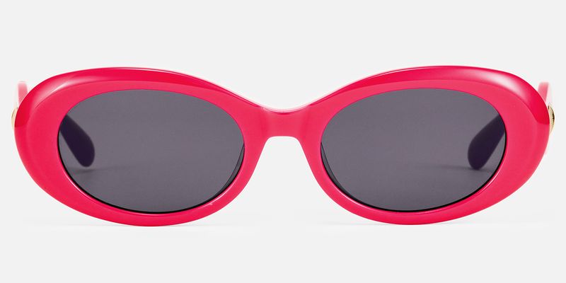 Royale - Oval Pink Sunglasses | Vooglam