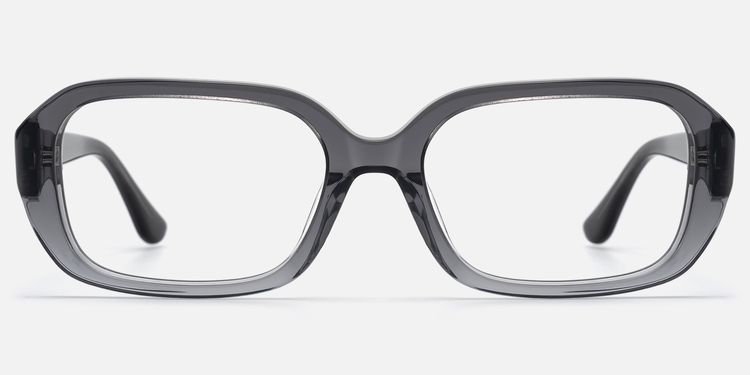 Mies - Gradient Gray Glasses with with Screw Deco by Vooglam