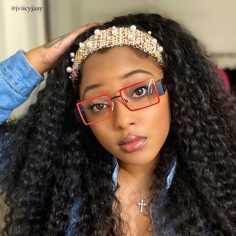 Anitta - Rectangle Red Eyeglasses - 6