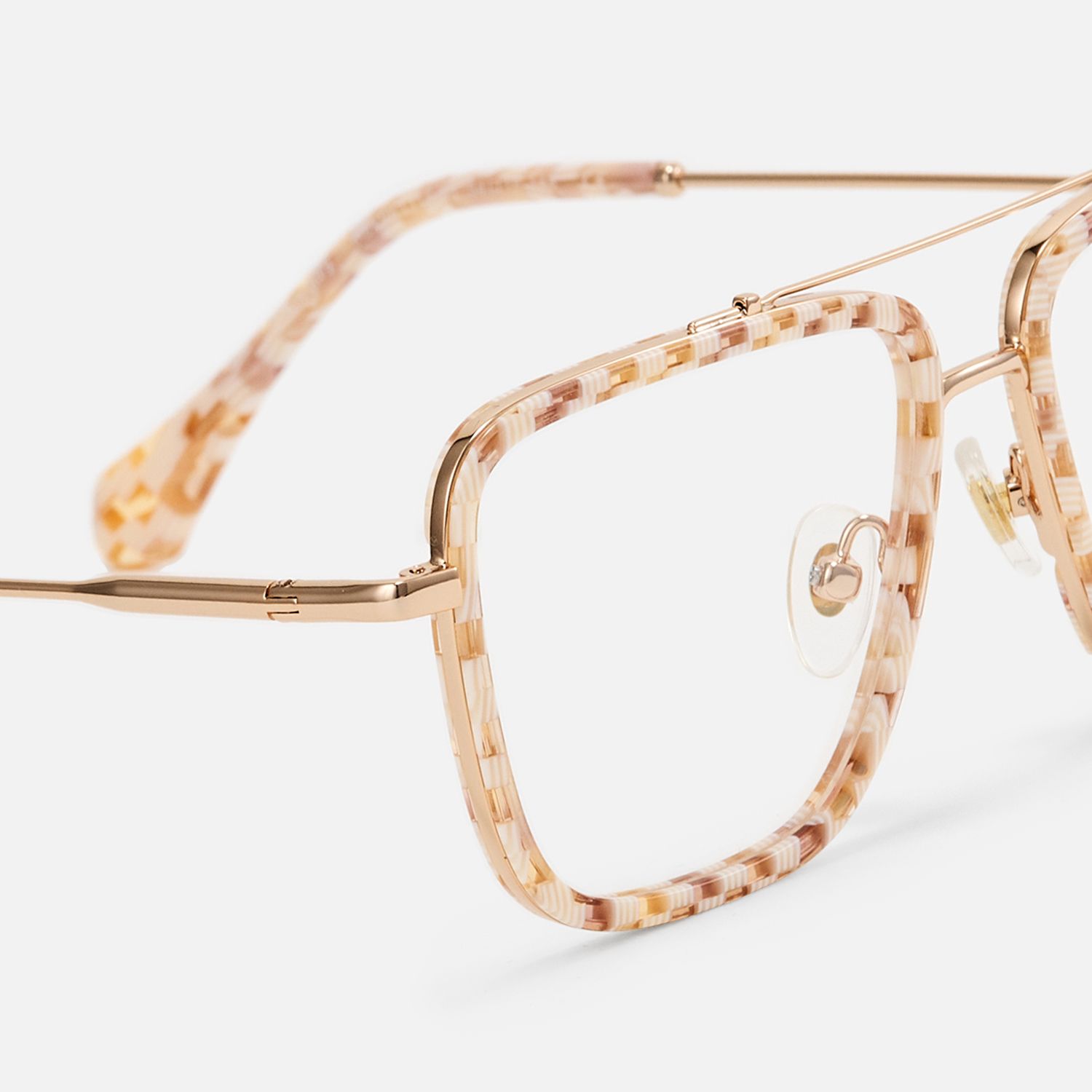 Isla - Aviator Pattern Eyeglasses by Vooglam - Design Details